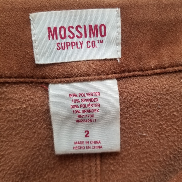 Mossimo Button Front Suede Mini Skirt - Picture 4 of 4